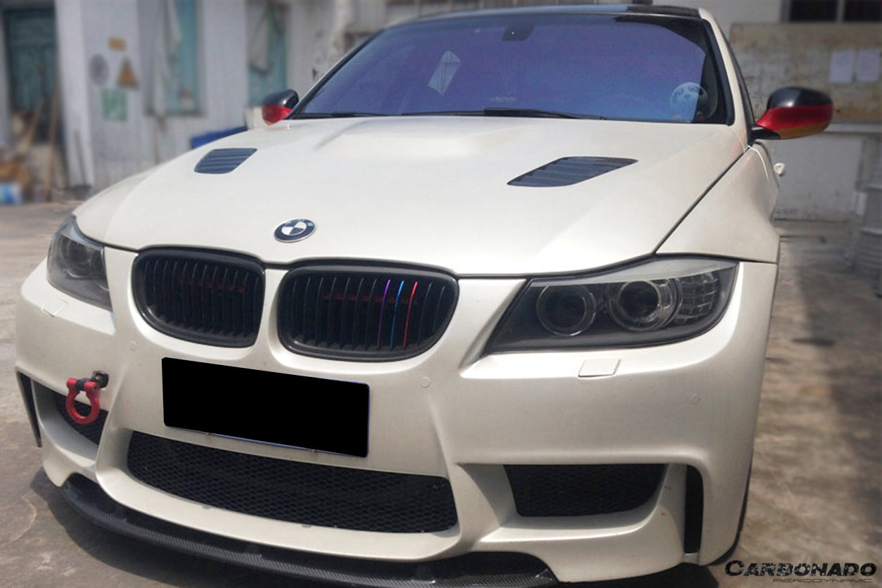2008-2012 BMW 3 Series E90 LCI VRS Style Carbon Fiber Hood - Carbonado