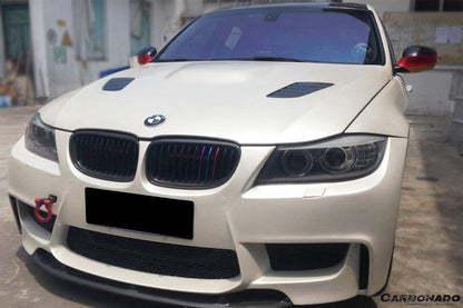 2008-2012 BMW 3 Series E90 LCI VRS Style Carbon Fiber Hood - Carbonado