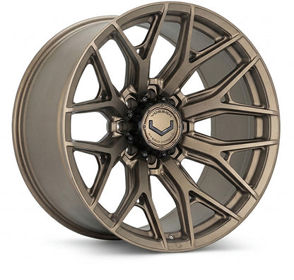 Vossen HF6-4 Terra Bronze wheel — complete wheel view