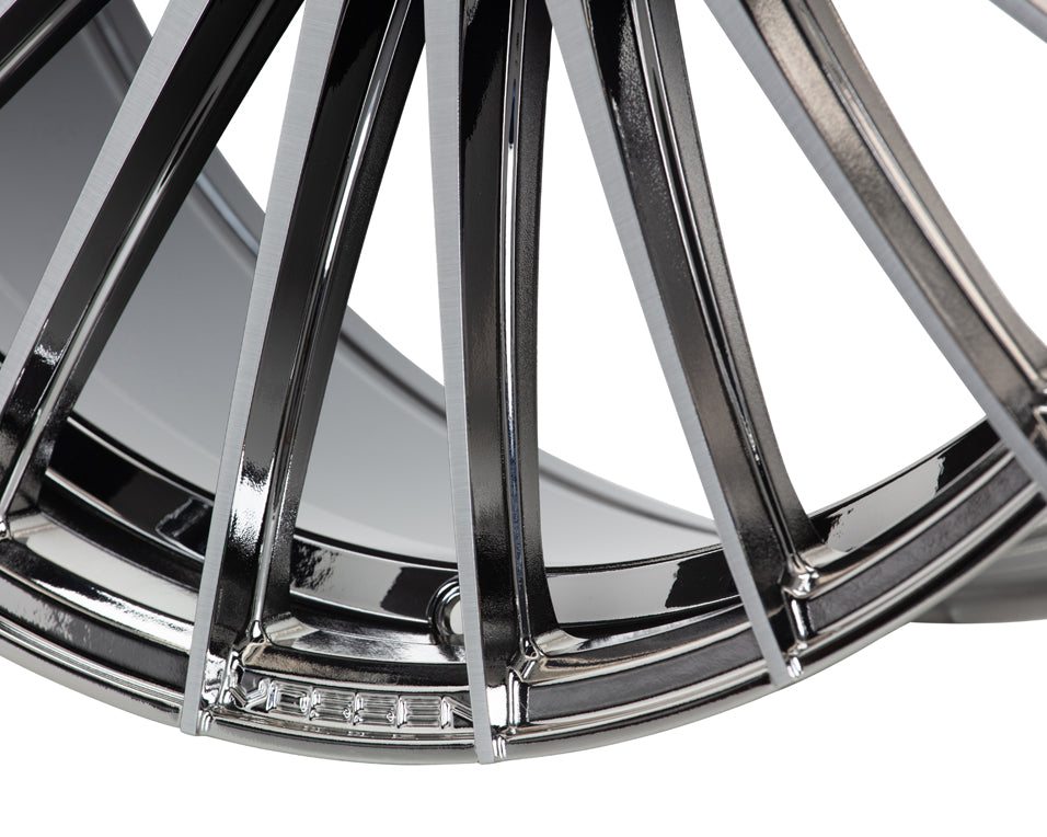 Vossen HF8 EMC Polished / Brushed wheel — gallery photo 3