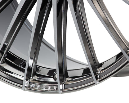 Vossen HF8 EMC Polished / Brushed wheel — gallery photo 3