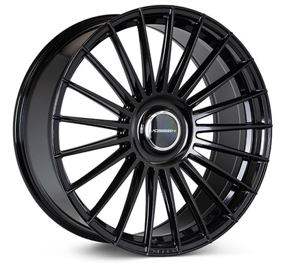 Vossen HF8 Gloss Black wheel — complete wheel view