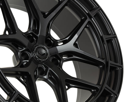 Vossen HFX1 Satin Black wheel — gallery photo 5
