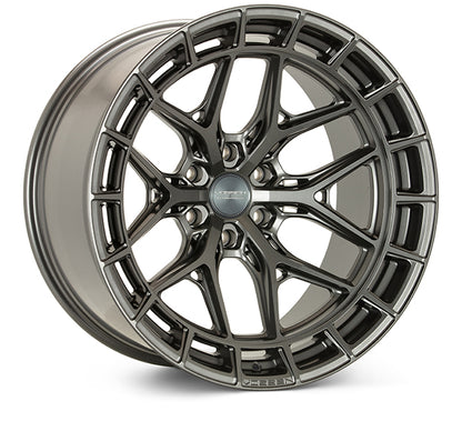 Vossen HFX1 Matte Gunmetal wheel — complete wheel view