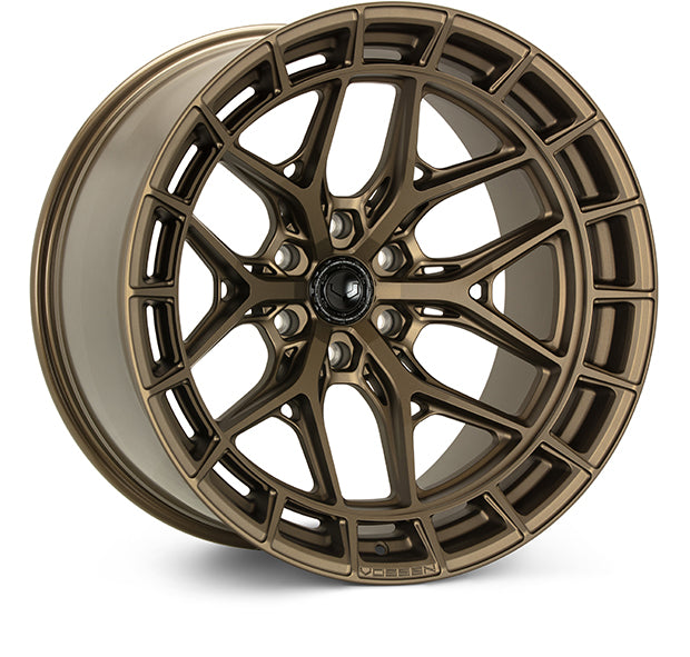 Vossen HFX1 Terra Bronze wheel — complete wheel view