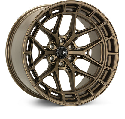 Vossen HFX1 Terra Bronze wheel — complete wheel view