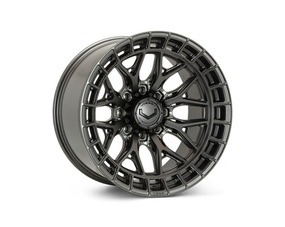 Vossen HFX1 Matte Gunmetal wheel — complete wheel view