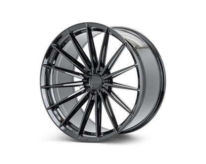 Vossen HFX4 Gloss Black wheel — complete wheel view