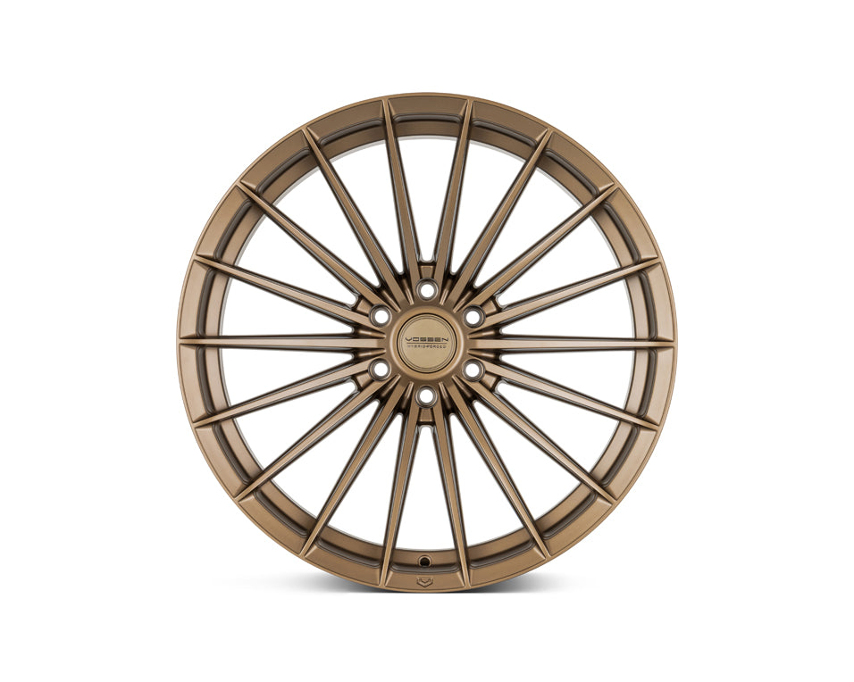 Vossen HFX4 Satin Bronze wheel — complete wheel view