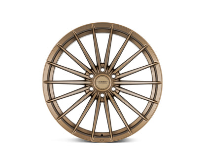 Vossen HFX4 Satin Bronze wheel — complete wheel view