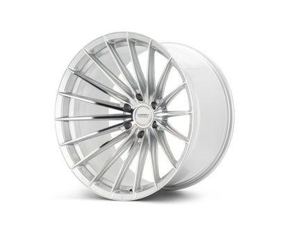 Vossen HFX4 Silver Polished wheel — complete wheel view