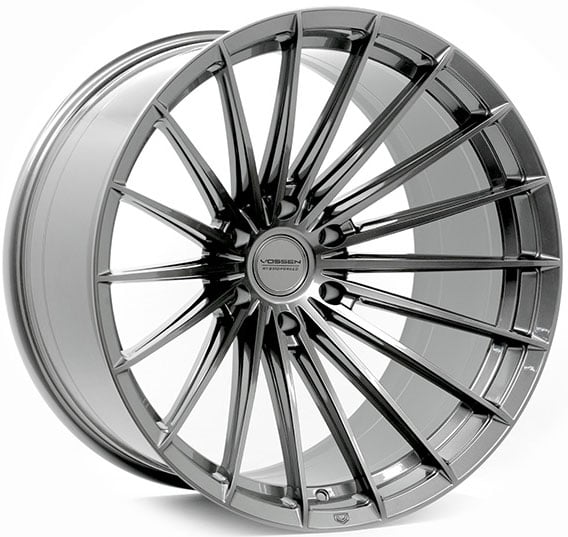 Vossen HFX4 six-lug Hyper Gunmetal complete wheel