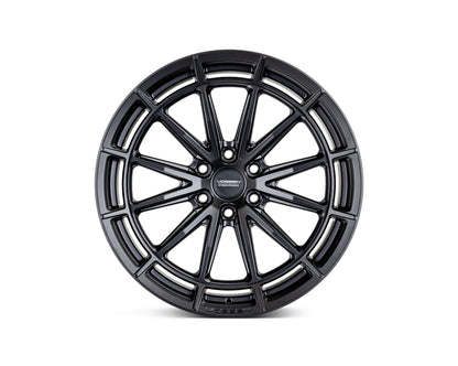 Vossen HFX5 Satin Black wheel — complete wheel view