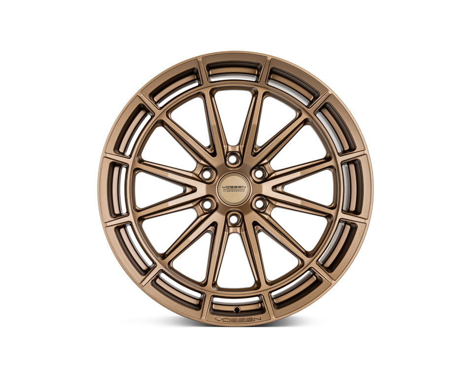 Vossen HFX5 Satin Bronze wheel — complete wheel view