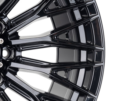 Vossen HFX6 eight-lug Gloss Black detail