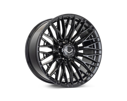 Vossen HFX6 eight-lug Gloss Black complete wheel