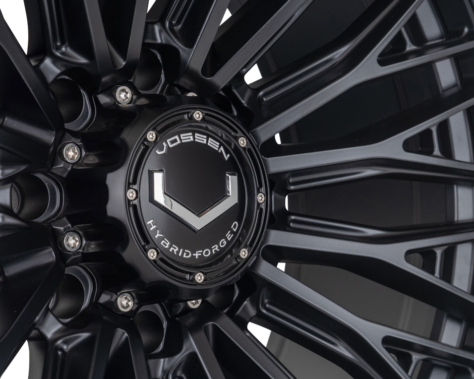 Vossen HFX6 eight-lug Satin Black detail