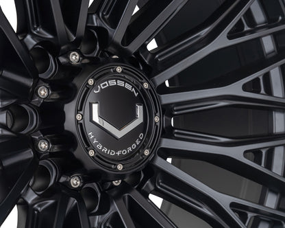 Vossen HFX6 eight-lug Satin Black detail