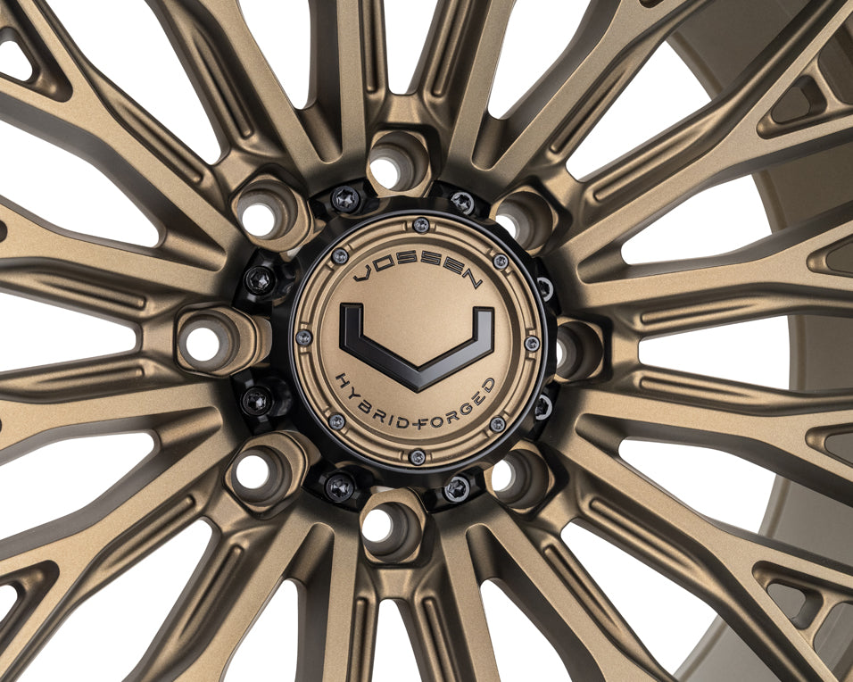 Vossen HFX6 eight-lug Terra Bronze detail