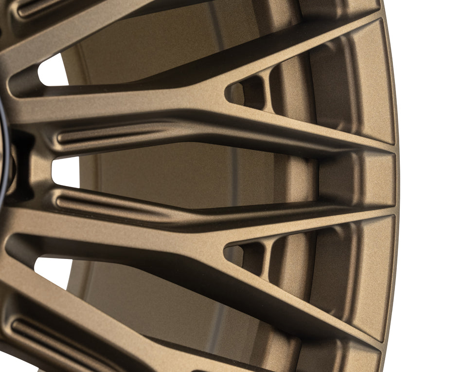 Vossen HFX6 eight-lug Terra Bronze detail