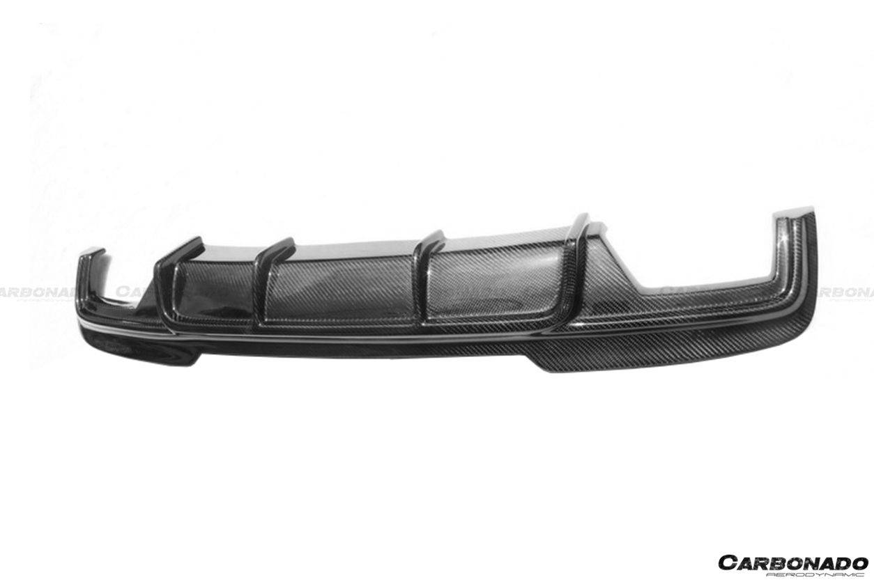 2011-2016 BMW F10 5 Series VRS Style Carbon Fiber Rear Lip(For MT Rear Bumper only) - Carbonado Aero
