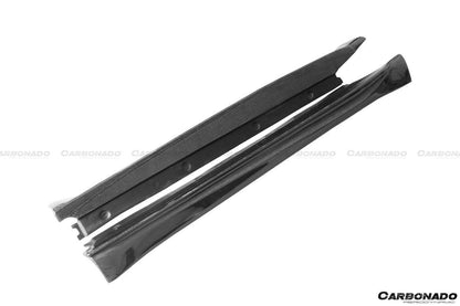 2012-2015 Porsche 911 991 Carrera/S VRS Style Carbon Fiber Side Skirts - Carbonado Aero