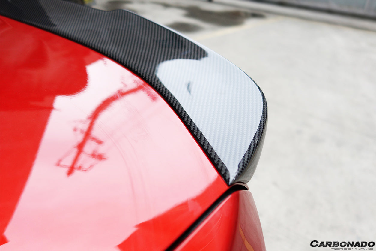 2014-2020 BMW M3 F80 / 3 Series F30 F35 VRS Style Carbon Fiber Trunk Spoiler - Carbonado