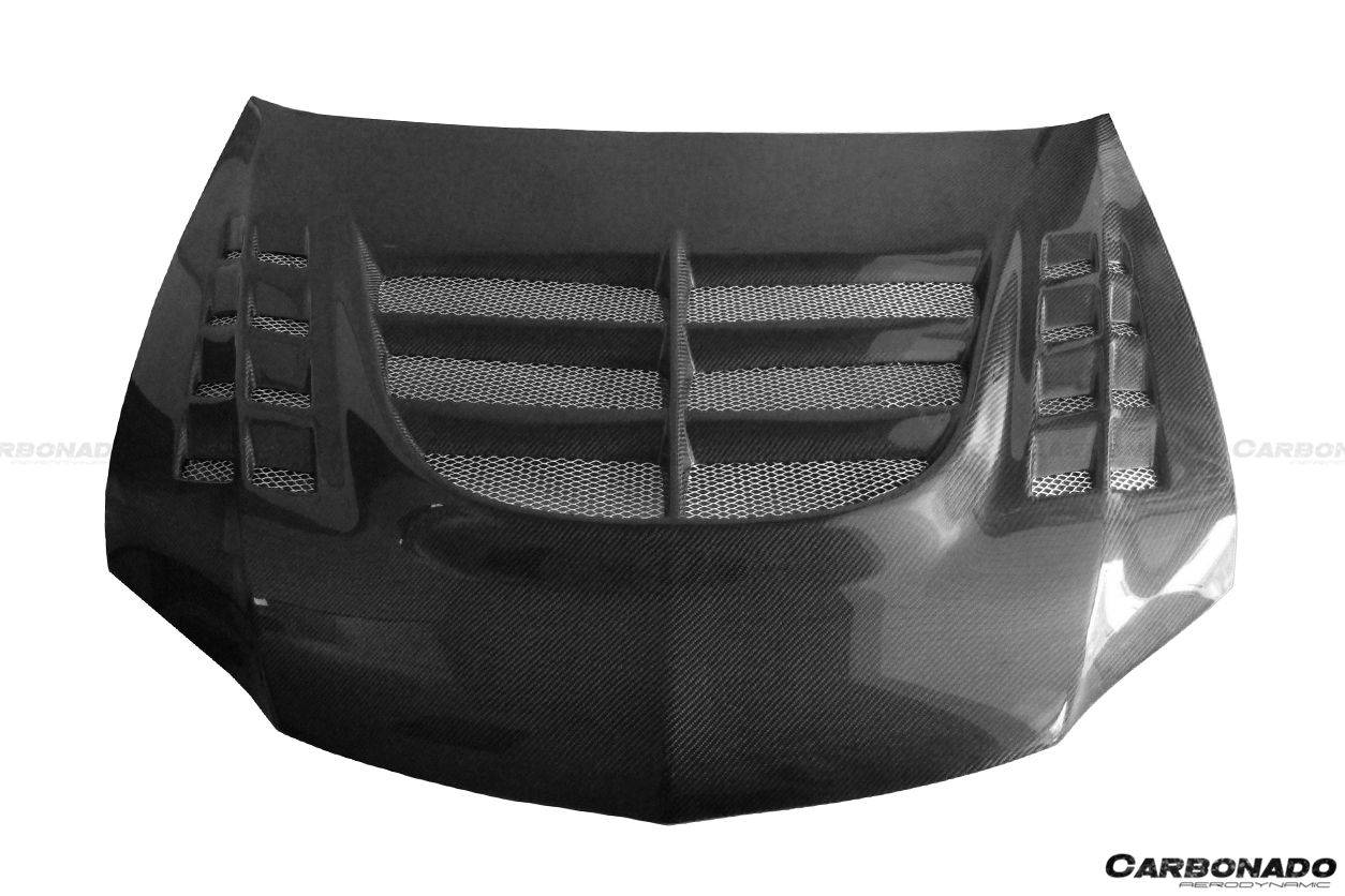 2003-2006 Mitsubishi Evo 7/8/9 VTX Style Carbon Fiber Hood - Carbonado Aero