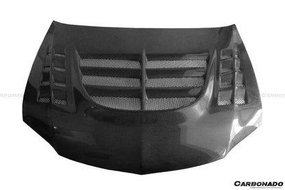 2003-2006 Mitsubishi Evo 7/8/9 VTX Style Carbon Fiber Hood - Carbonado Aero