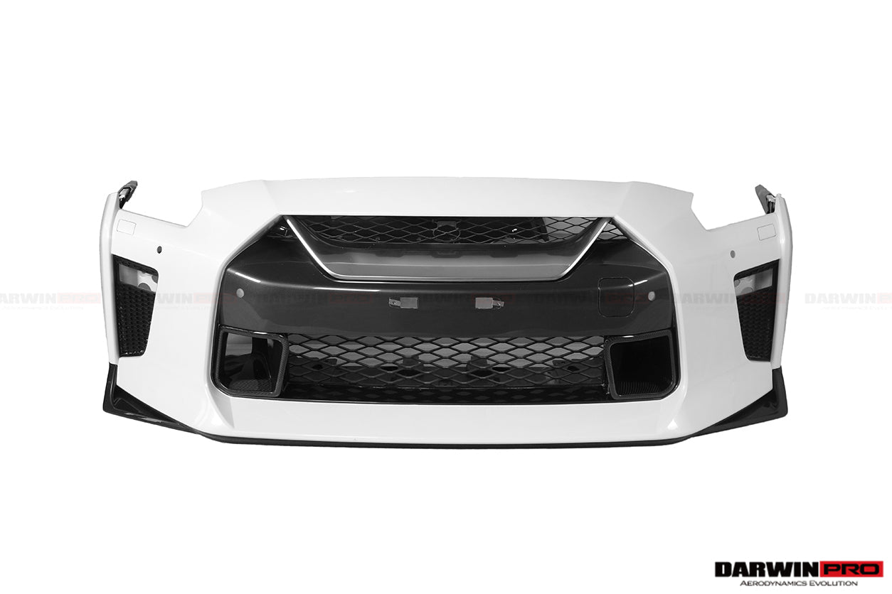 2017-2022 Nissan GTR R35 EBA BKSS Style Carbon Fiber Front Bumper Vents - DarwinPRO Aerodynamics