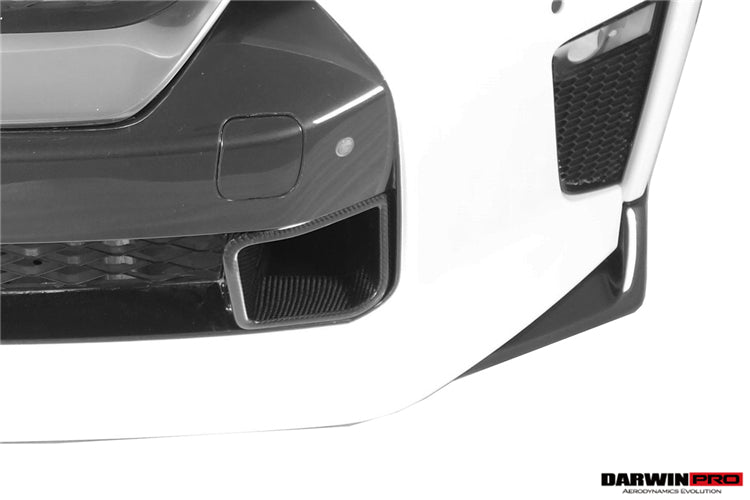 2017-2022 Nissan GTR R35 EBA BKSS Style Carbon Fiber Front Bumper Vents - DarwinPRO Aerodynamics