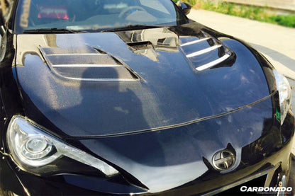 2012-2020 Scion FRS / Toyota GT86/ Subaru BRZ VRS Style Hood - Carbonado