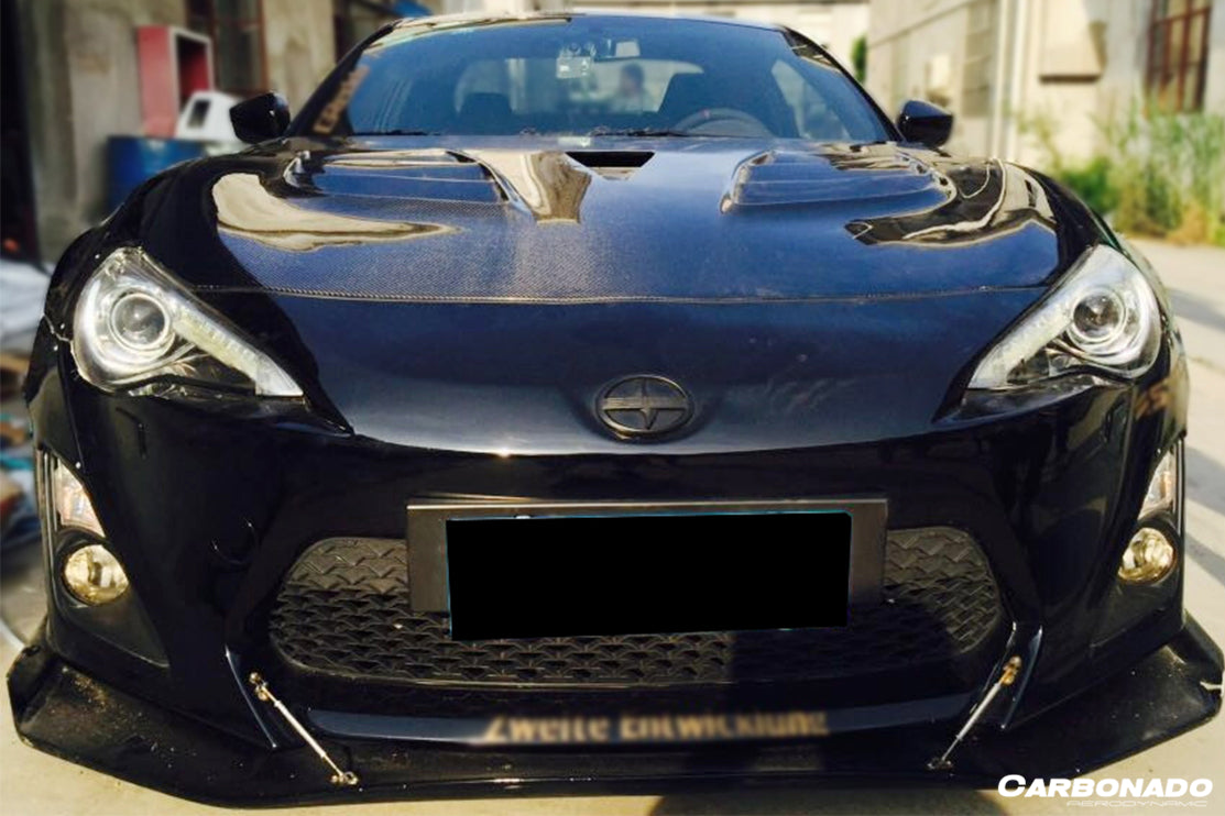 2012-2020 Scion FRS / Toyota GT86/ Subaru BRZ VRS Style Hood - Carbonado