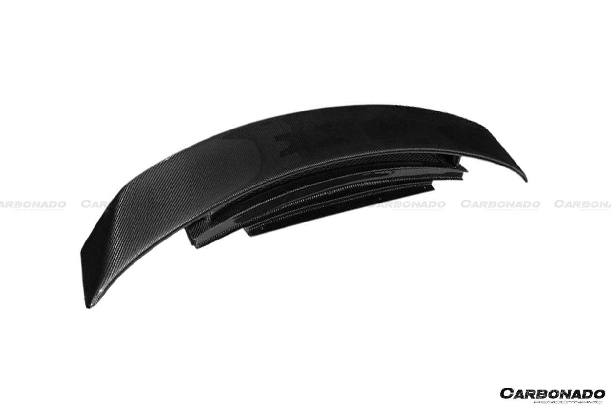 2006-2015 Audi R8 Coupe DPGT Style Carbon Fiber Trunk Spoiler Wing - Carbonado Aero