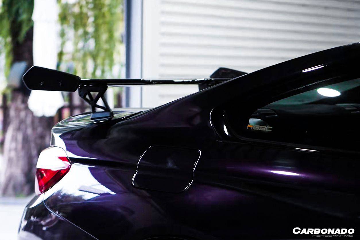 2014-2020 BMW M4 F82 GTS Style Carbon Fiber Trunk Spoiler - Carbonado Aero