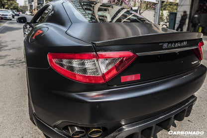 2007-2011 Maserati GranTurismo 4.2L Coupe 4.7L Convertible MC Style Carbon Fiber Trunk Spoiler - Carbonado
