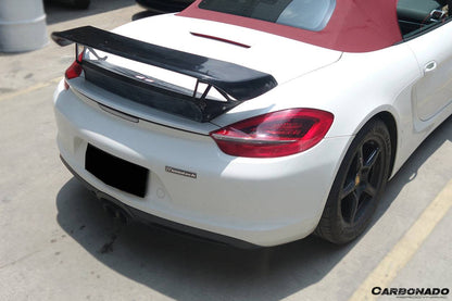 2012-2016 Porsche 981 Boxster TA Style Style Trunk Spoiler - Carbonado