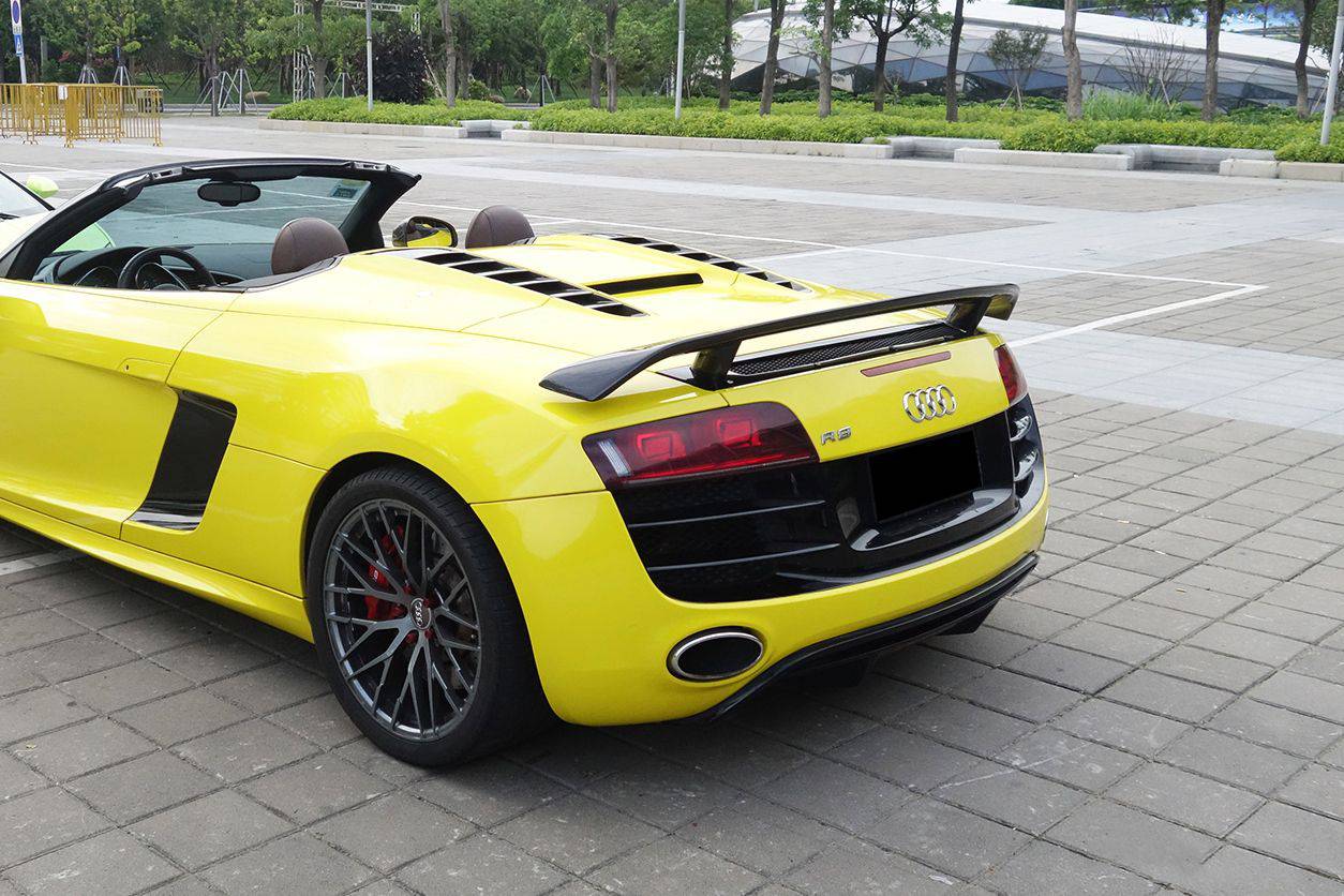 2010-2015 Audi R8 Spyder GT Carbon Fiber Trunk Spoiler - Carbonado