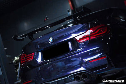 2014-2020 BMW M4 F82 GTS Style Carbon Fiber Trunk Spoiler - Carbonado Aero