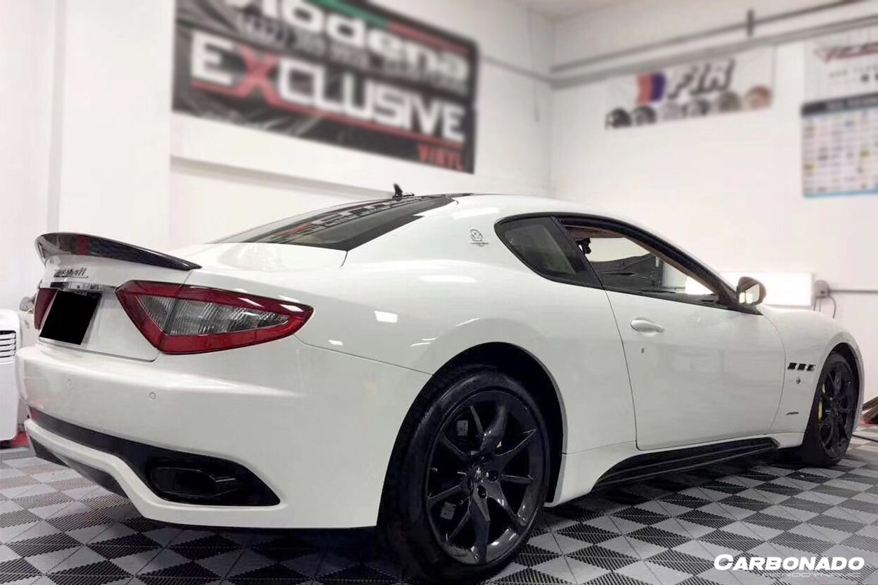 2008-2011 Maserati GranTurismo S 4.7L Coupe MC Style Carbon fiber Trunk Spoiler - Carbonado