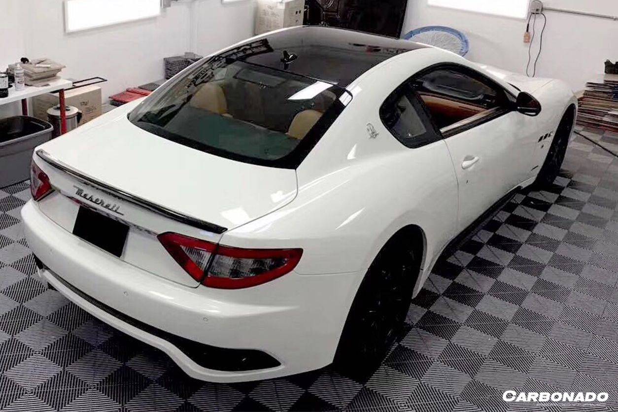 2008-2011 Maserati GranTurismo S 4.7L Coupe MC Style Carbon fiber Trunk Spoiler - Carbonado