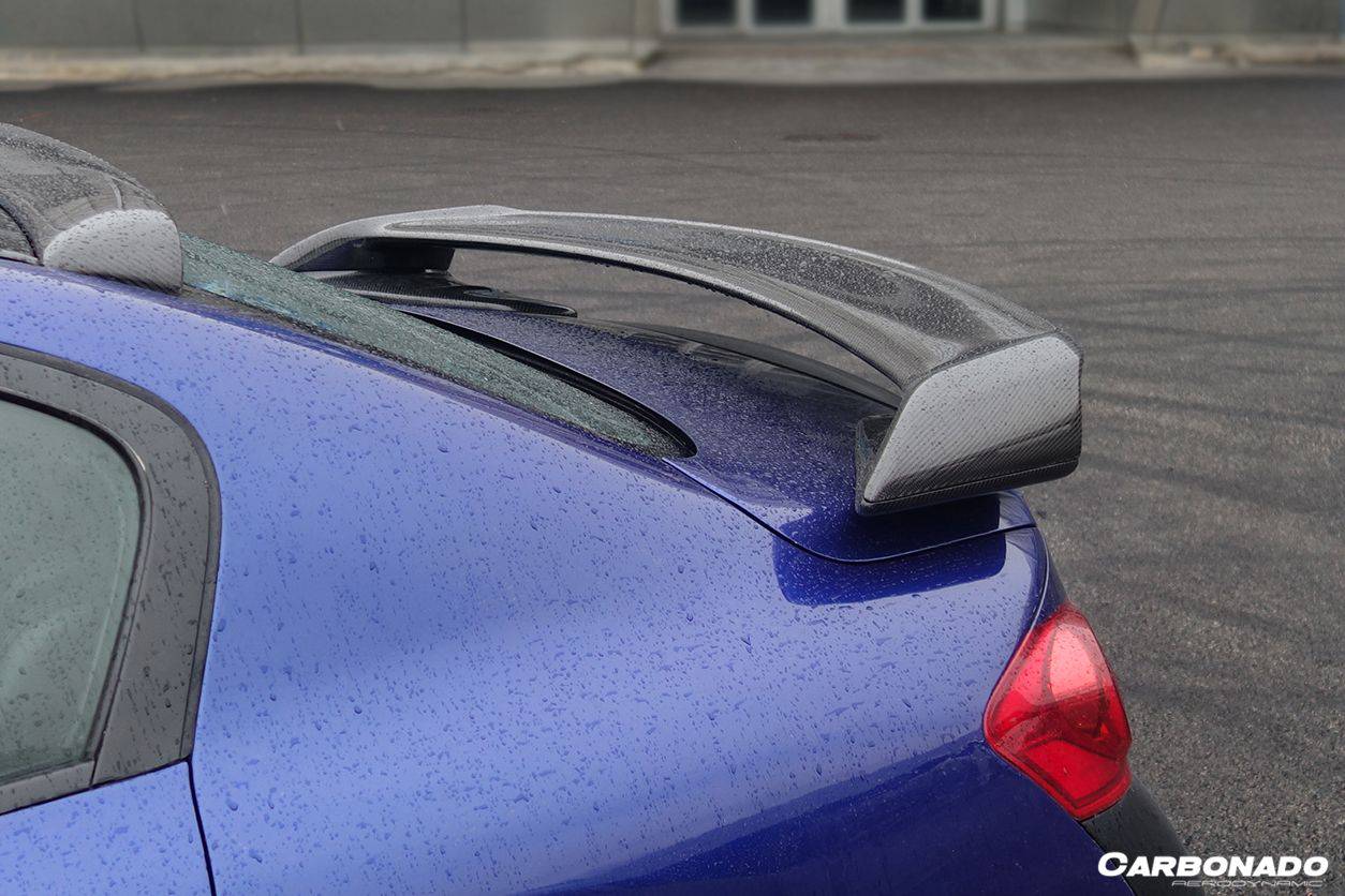 2007-2013 Infiniti G25/G35/G37 Sedan BS Style Carbon Fiber Trunk Spoiler - Carbonado