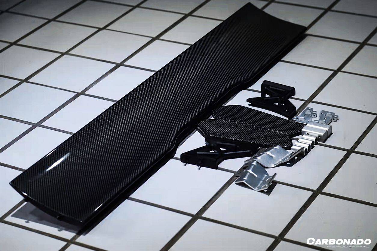 2014-2020 BMW M4 F82 GTS Style Carbon Fiber Trunk Spoiler - Carbonado Aero