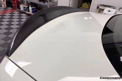 2012-2022 Maserati GranTurismo Sport & MC 4.7L Style Carbon Fiber Trunk Spoiler - Carbonado