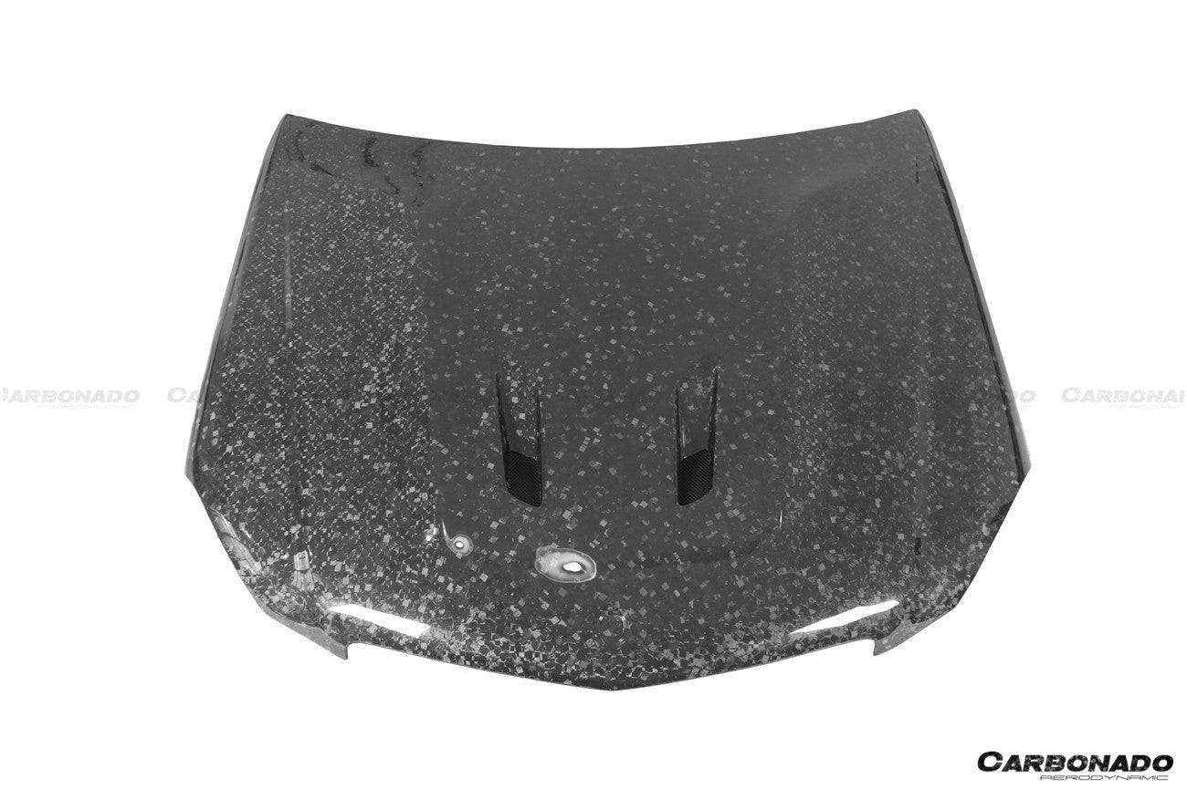 2012-2014 Mercedes Benz W204 C63 AMG BK Style hood - Carbonado Aero