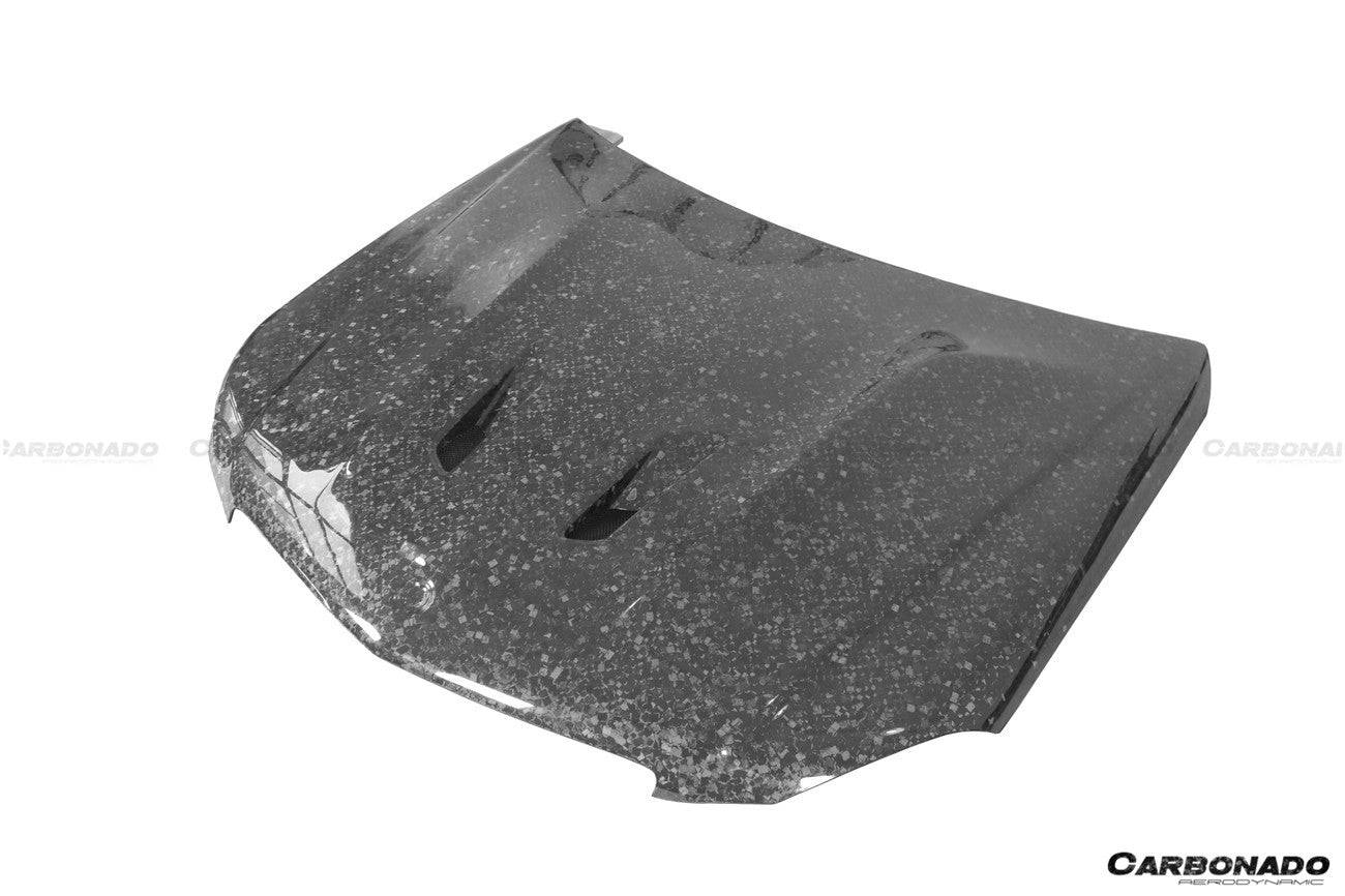 2012-2014 Mercedes Benz W204 C63 AMG BK Style hood - Carbonado Aero