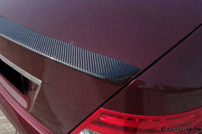 2008-2014 Mercedes Benz W204 C Class/ C63 AMG Sedan OE Style Carbon Fiber Trunk Spoiler - Carbonado Aero
