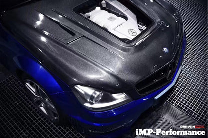 2012-2014 Mercedes Benz W204 C63 AMG IMP Performance Carbon Fiber Hood - DarwinPRO Aerodynamics