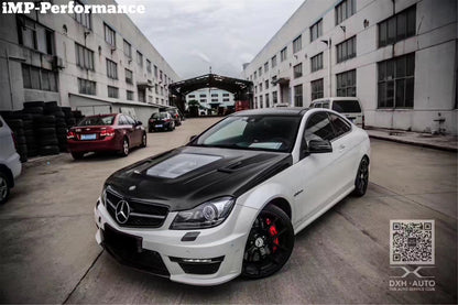 2012-2014 Mercedes Benz W204 C63 AMG IMP Performance Carbon Fiber Hood - DarwinPRO Aerodynamics