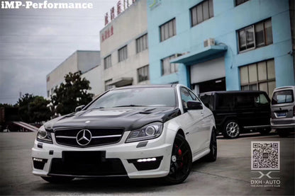 2012-2014 Mercedes Benz W204 C63 AMG IMP Performance Carbon Fiber Hood - DarwinPRO Aerodynamics